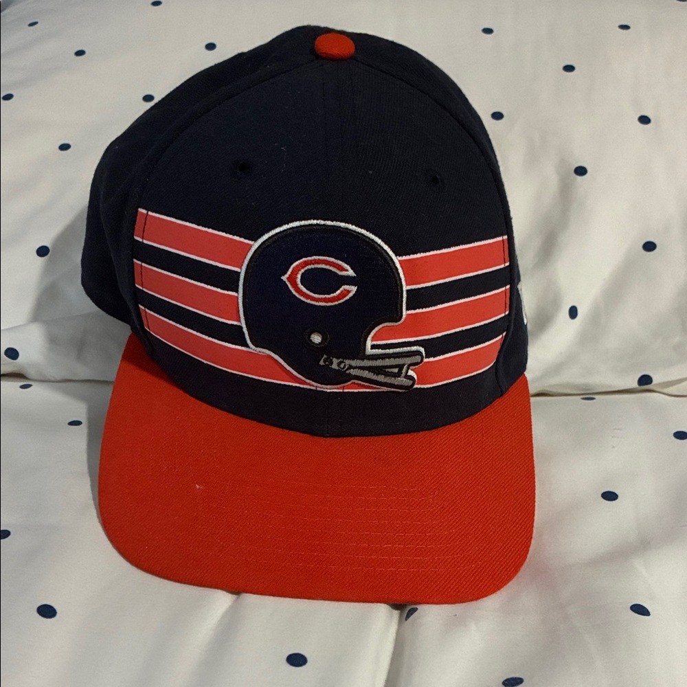 Chicago Bears Cap with Orange Brim ADJUSTABLE